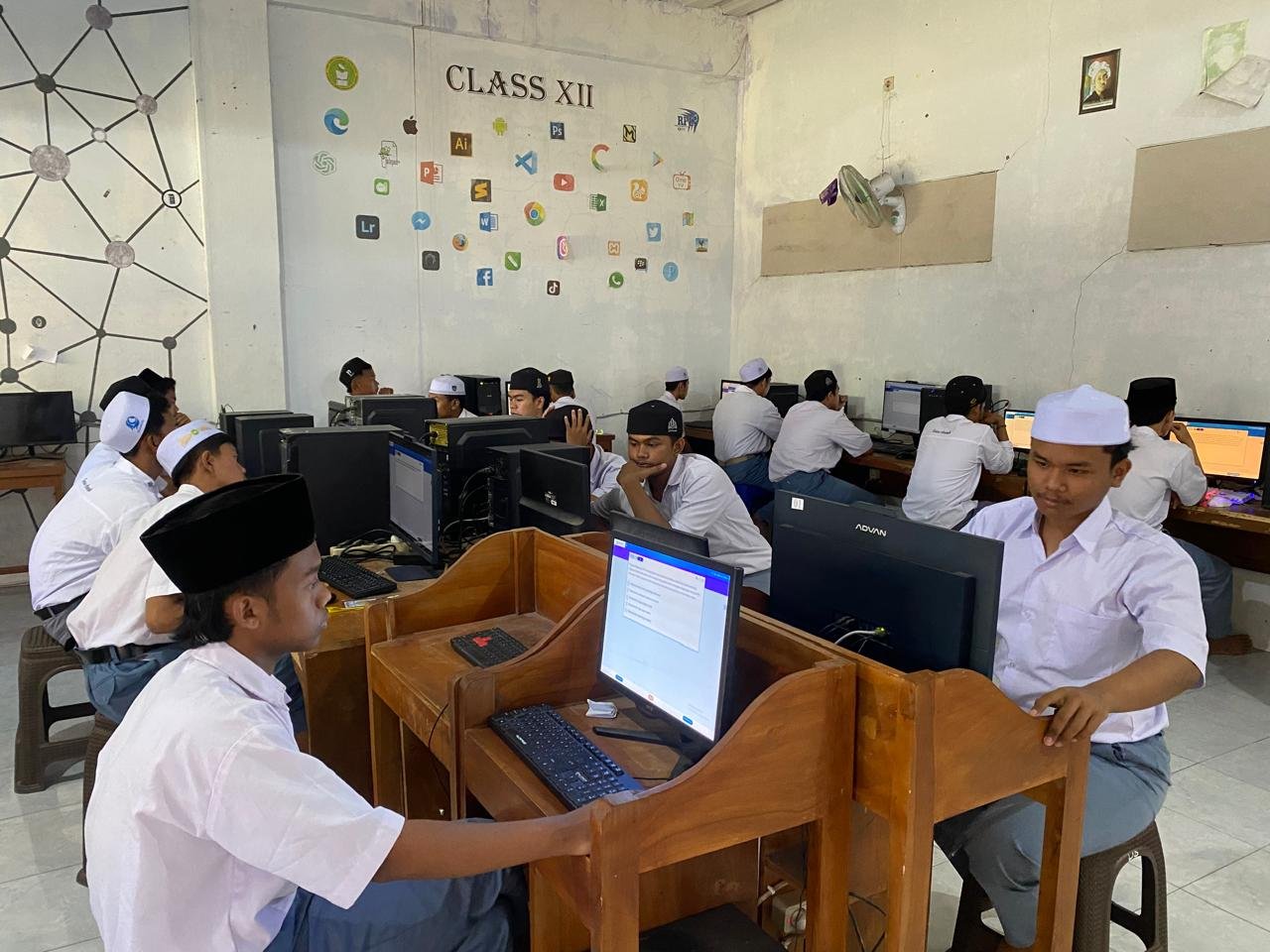 Ujian UKK di SMK Nurul Abror Al Robbaniyin Berjalan Lancar dan Kondusif
